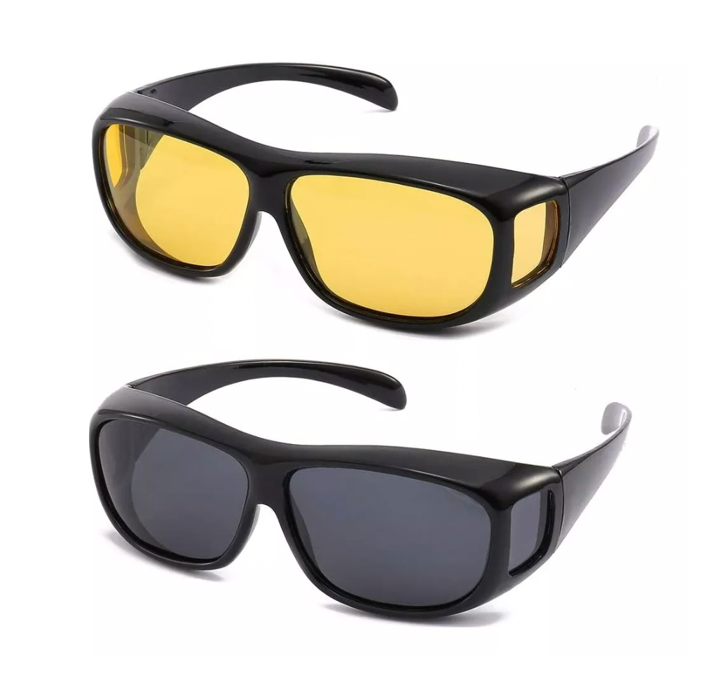 Lentes HD Vision Wrap para Día y Noche - Tecnología de Visión de Alta Definición