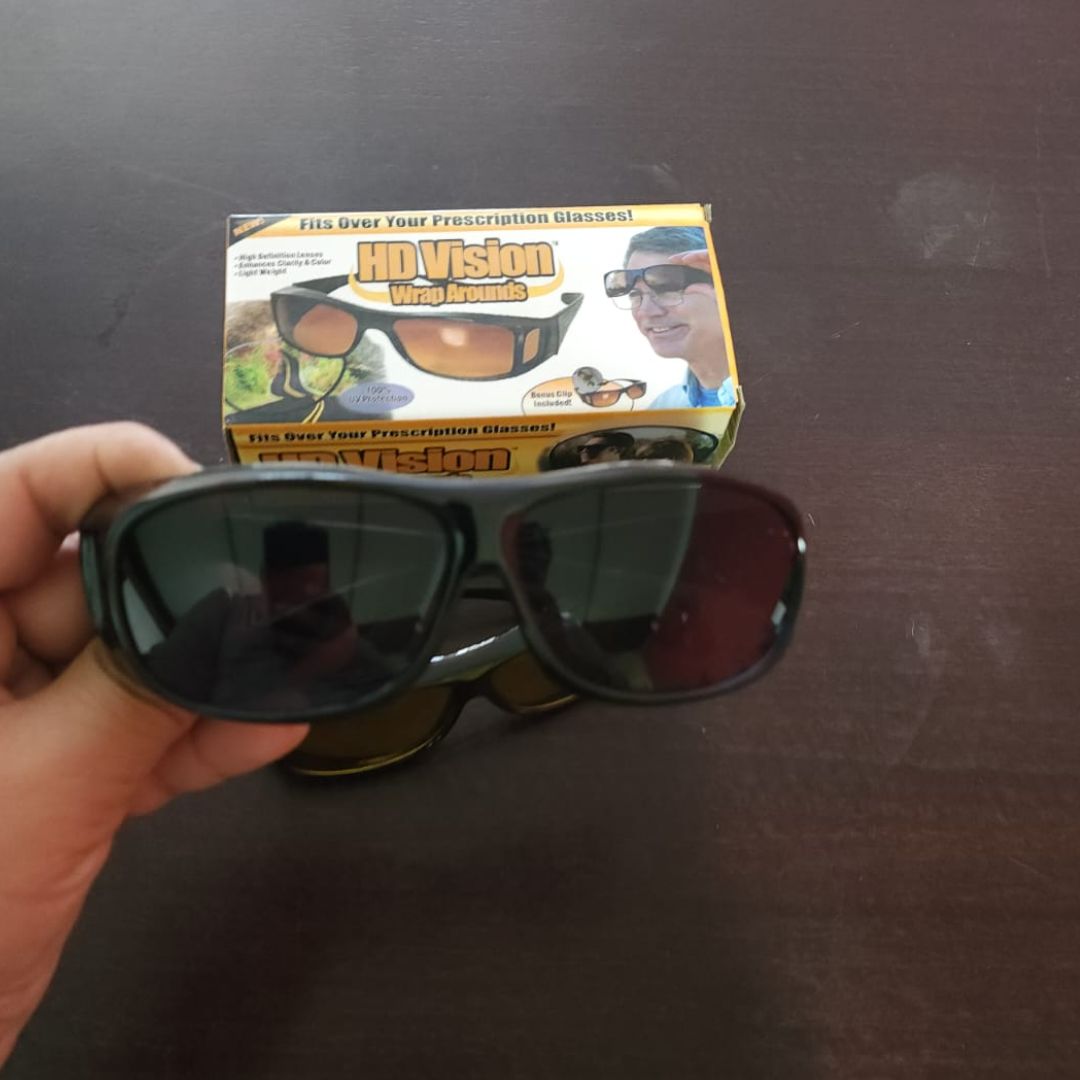 Lentes HD Vision Wrap para Día y Noche - Tecnología de Visión de Alta Definición