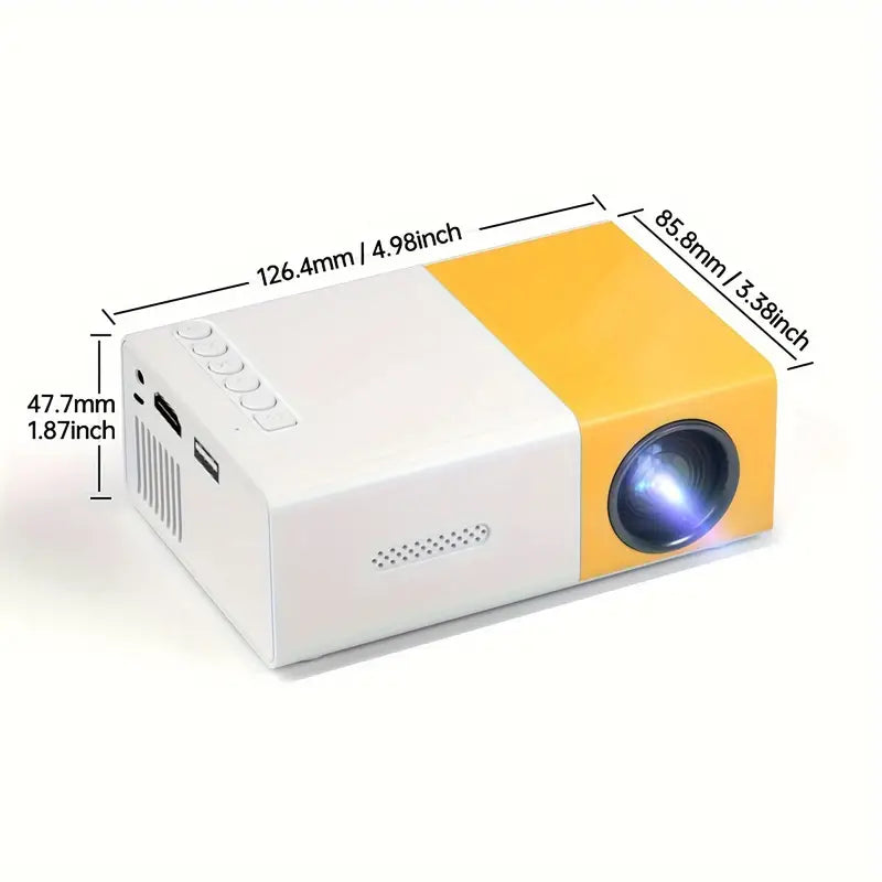 MINI PROYECTOR LED PORTATIL HDMI VGA USB