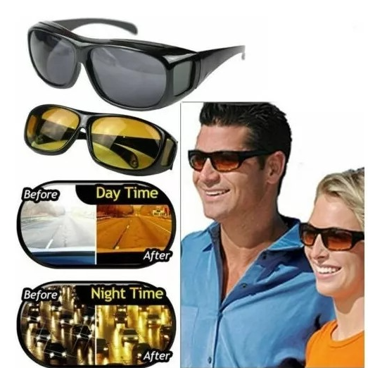 Lentes HD Vision Wrap para Día y Noche - Tecnología de Visión de Alta Definición