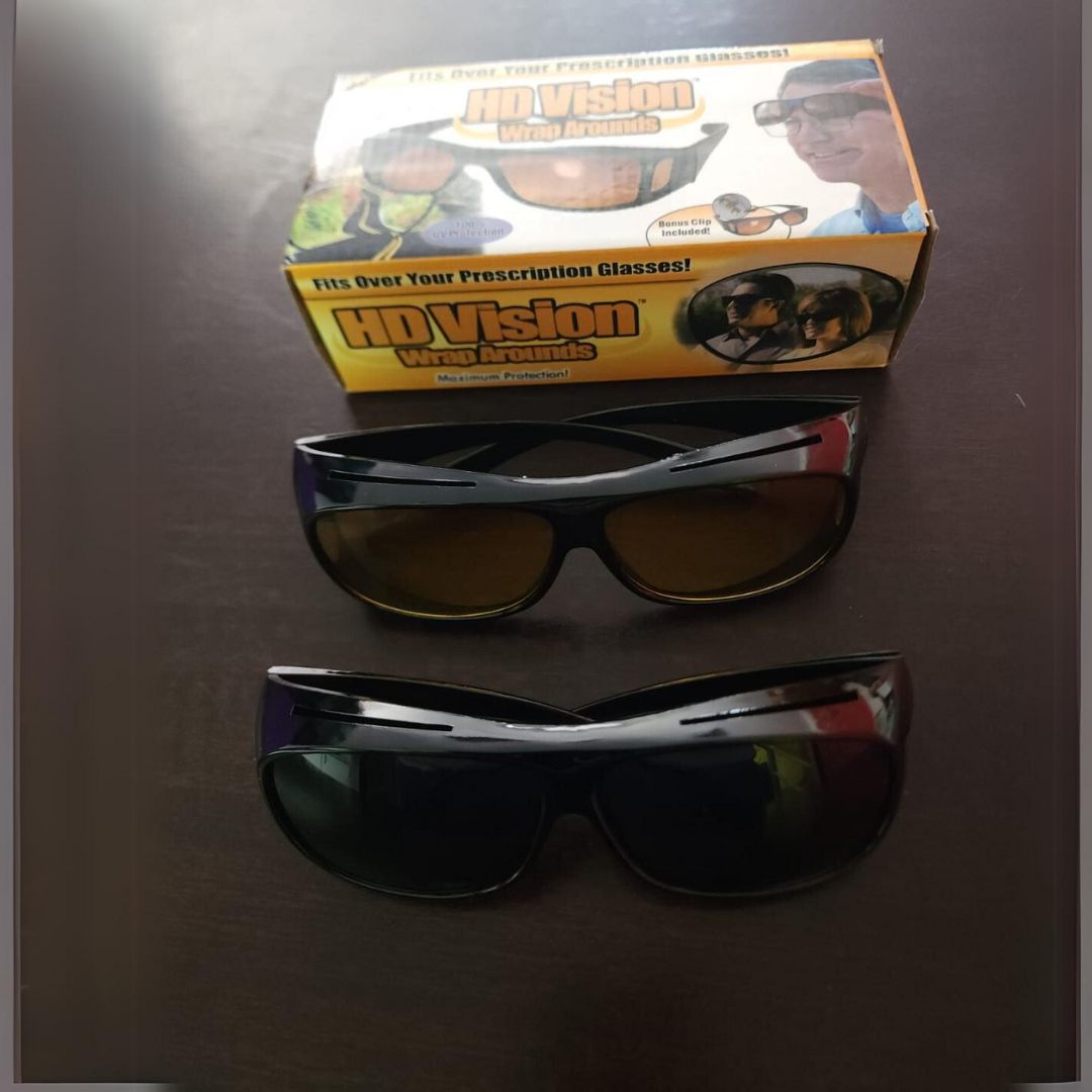 Lentes HD Vision Wrap para Día y Noche - Tecnología de Visión de Alta Definición