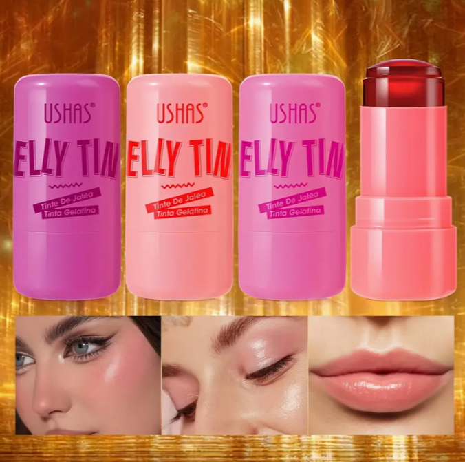 Pack 4 Tinta Labios Rubor Jelly Tinta
